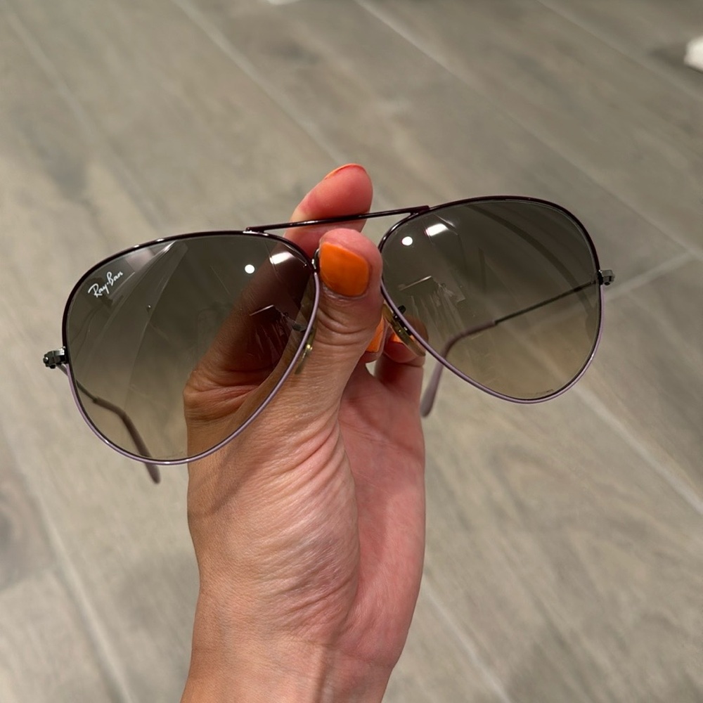 Purple Ombré Rayban Sunglasses